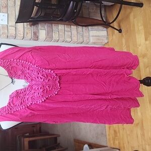 Ana bright pink tank top